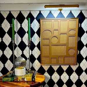 Vintage 21” Photo Frame – Holds 18 Photos, Gold Finish - Very Large